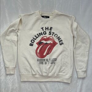 Rolling Stones Sweatshirt Madison Square Garden 1975 - S